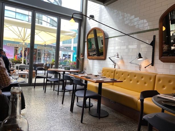 The interior of Bread Street Kitchen & Bar in Liverpool