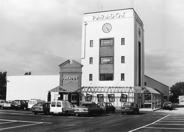 Outside view of the Paradox nightclub, Aintree. September 9, 1992