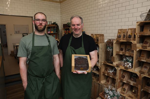 Stephen Ellis and Steve Renshaw at Coco Baroque on Smithdown Road