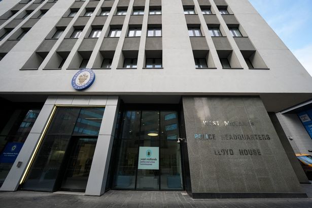 Lloyd House in Birmingham, headquarters of the West Midlands Police.