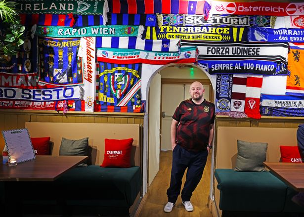 Cafe Baggio on School Lane owner Simon Thompson.