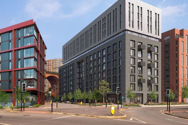 New apartments will be built in the town centre.