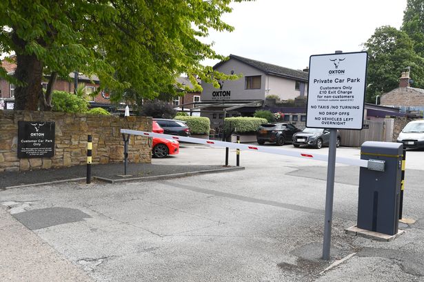 The car park at Oxton Bar & Grill