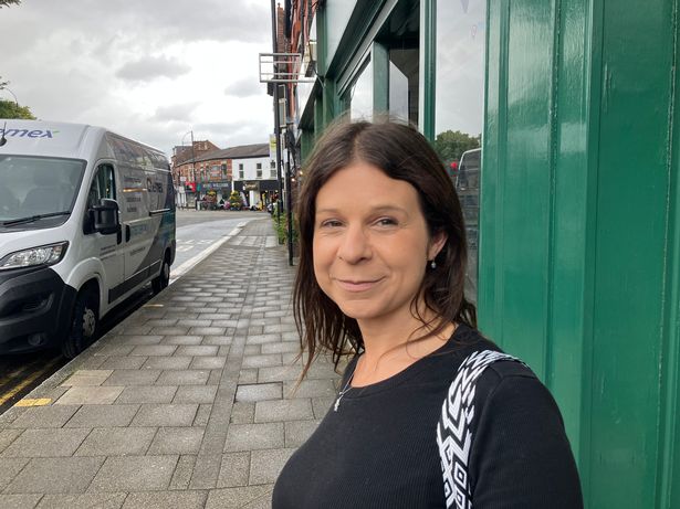 Lynsey Lowdon, a regular shopper in Cheadle near the A34.