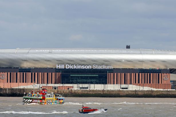 Everton Football Club Hill Dickinson Stadium on the waterfront