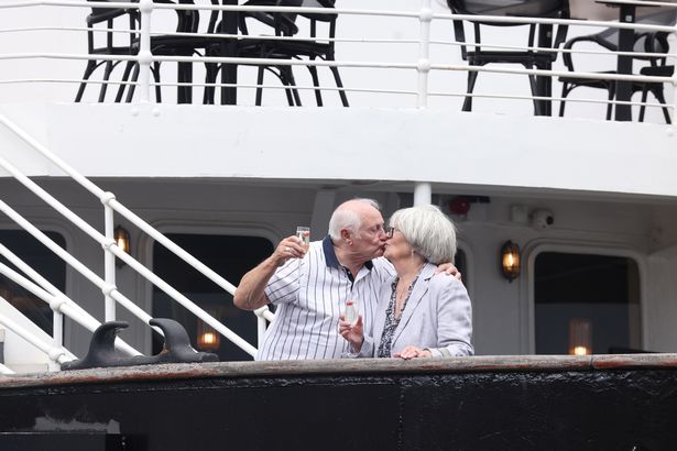 The couple's love story began when they were children on the recreation ground in Prescot
