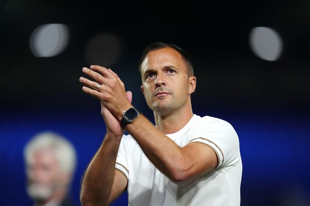 Birmingham City manager Chris Davies applauds the fans at St. Andrew's @ Knighthead Park