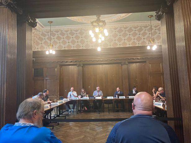 Stockport councils planning committee meeting on August 14, 2025.
