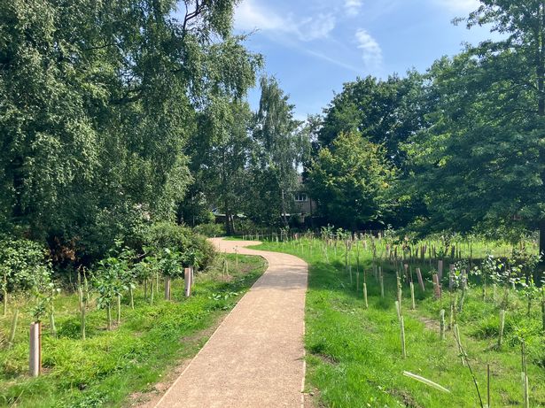 Memorial Park in Marple.
