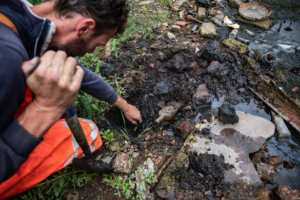 The treasure hunters say plenty of stuff has been 'popping up' in the now parched waterways