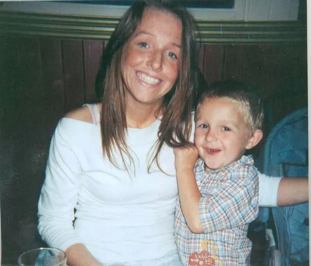Lucy Hargreaves with her oldest son