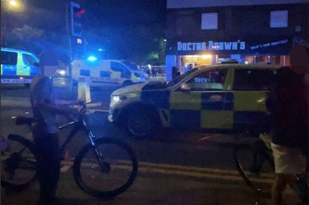 Stabbing at Doctor Brown's in Higher Road, Urmston. August 29, 2025