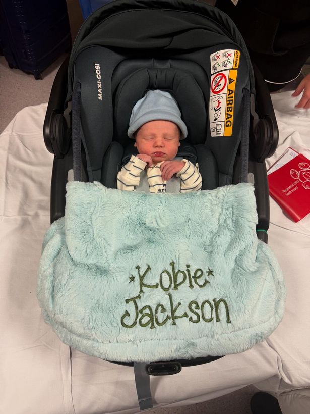 Jade shared a photo of her new baby