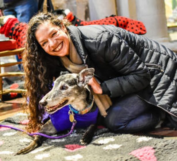 Jaye Griffiths has a whippet and Italian greyhound of her own and pines for them when she's working away from home