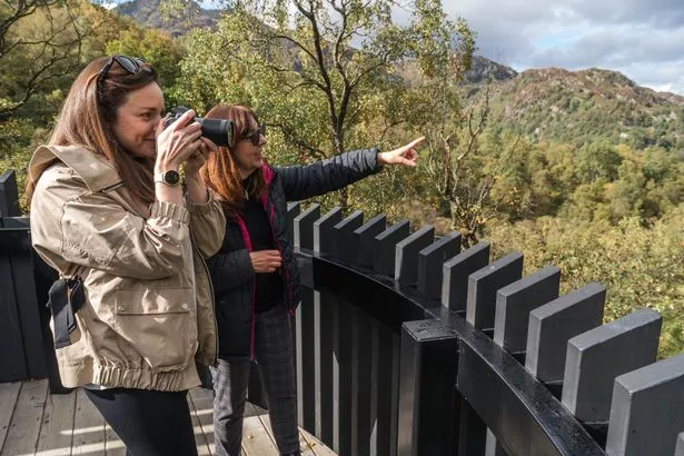 Thousands people have visited a dramatic new scenic tower on the shores of Loch Katrine