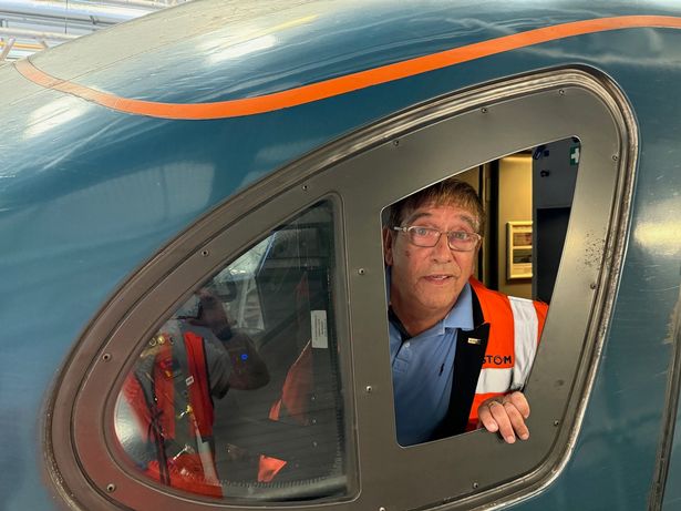 Ken began his career on the railway on the Wirral