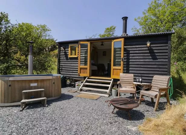 The Shepherd's hut offers gorgeous scenery for two 