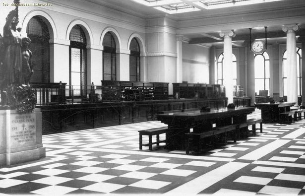 Interior of General Post Office, Spring Gardens, 1929
