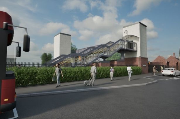 CGI impression of the planned Charfield Station in South Gloucestershire