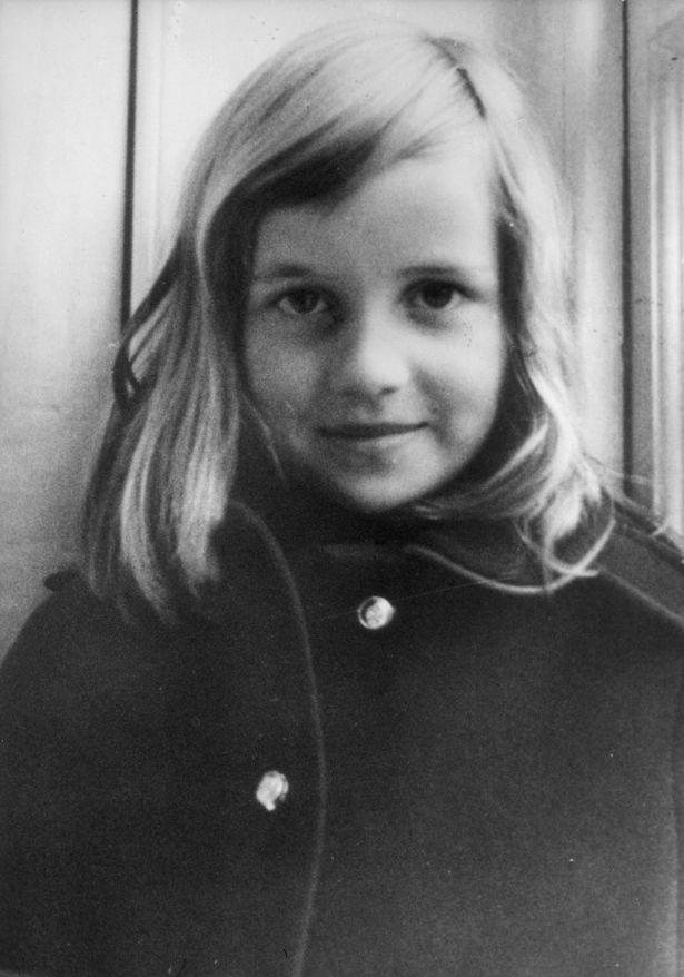Princess Diana as a child