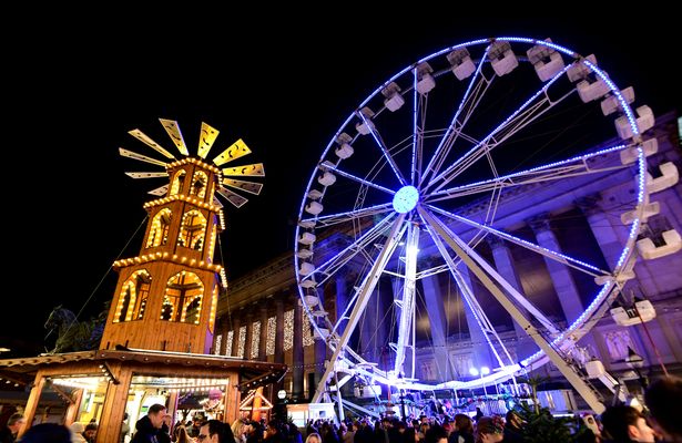 Liverpool Christmas Market at St Georges Hall