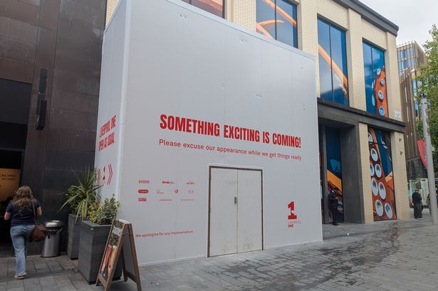 Billboards have appeared in Liverpool ONE