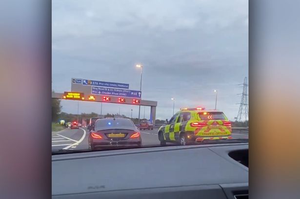Police have confirmed a man has died following a crash on the M60