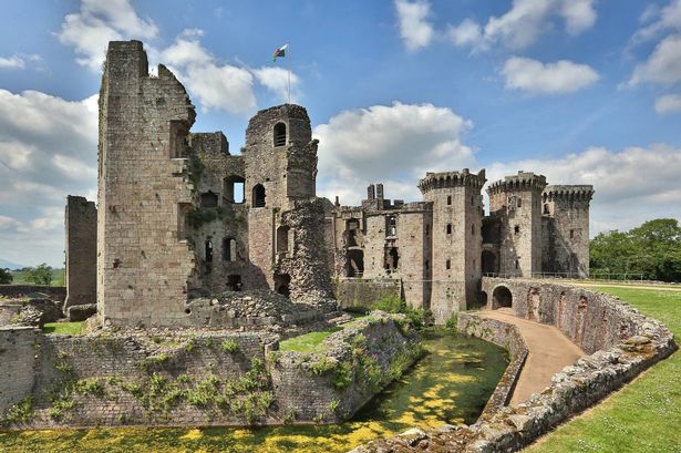 What's left of Raglan Castle