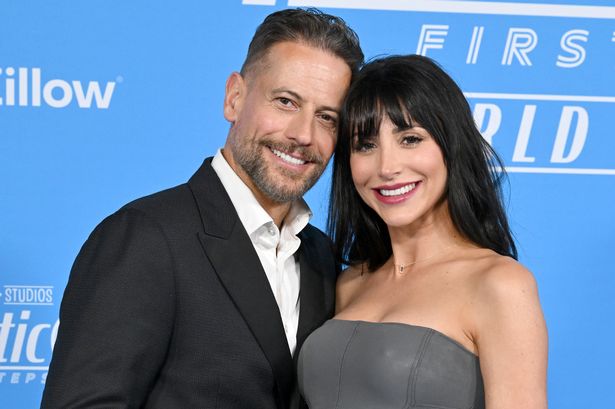 Ioan Gruffudd and Bianca Gruffudd attend Marvel Studios