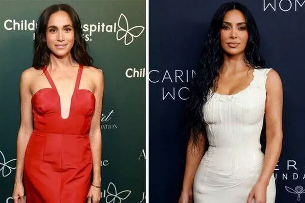 Meghan Markle and Kim Kardashian