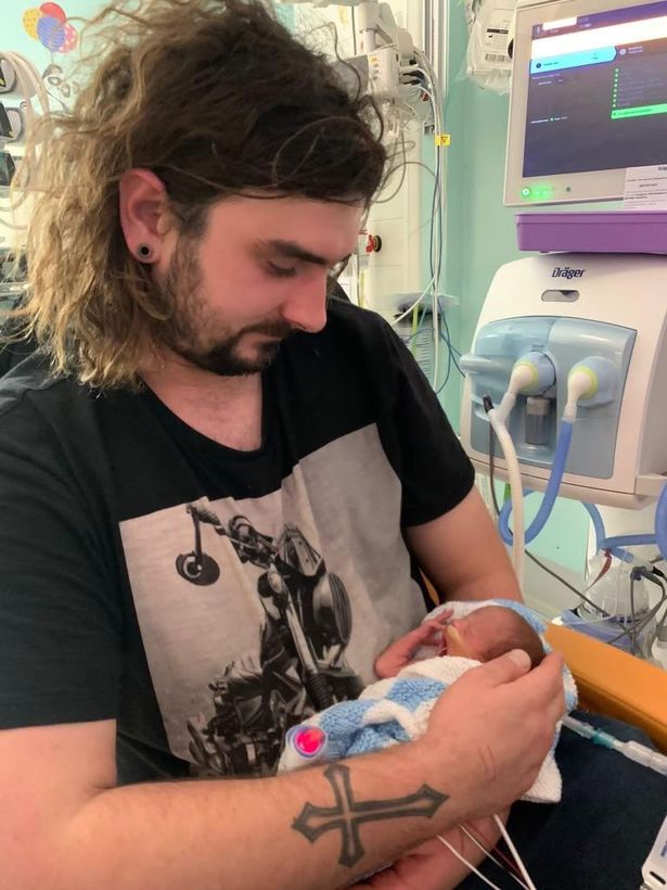 Mike Glasby and his son, Kory