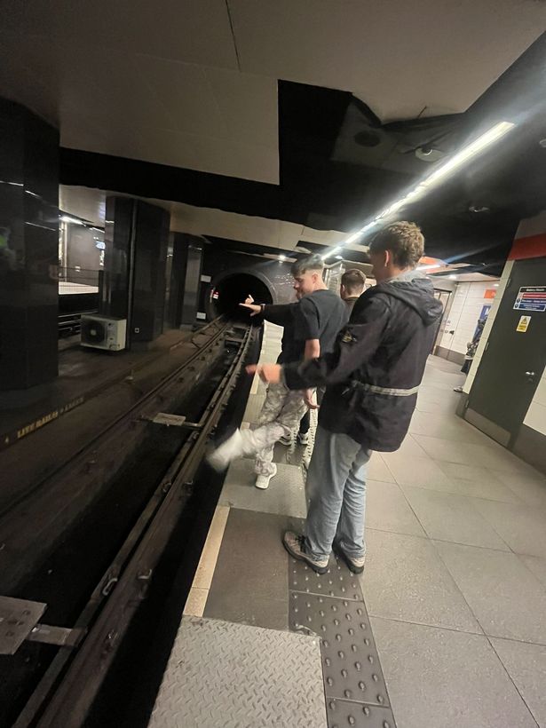 The lads were on their third stop of the 'sub-crawl' when the horror incident unfolded