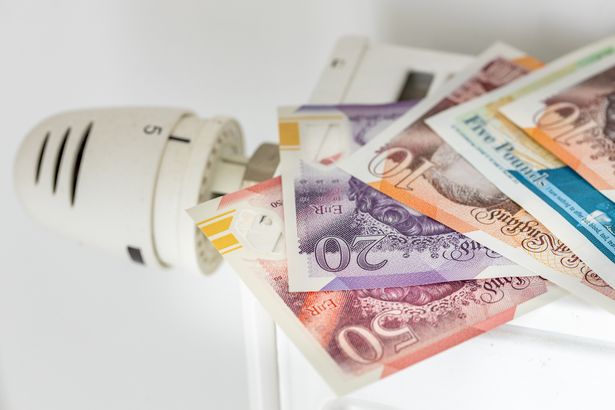 Money on a radiator