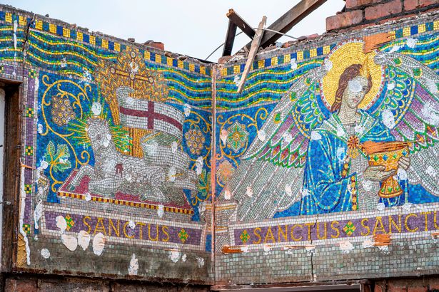 Detail of the astonishing work