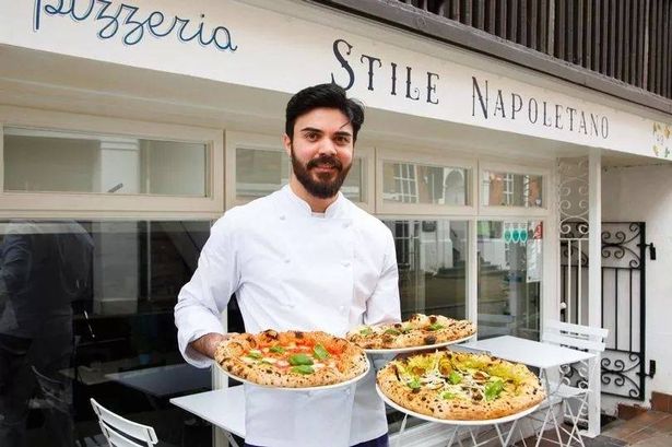 Giacomo Guido outside of Stile Napoletano