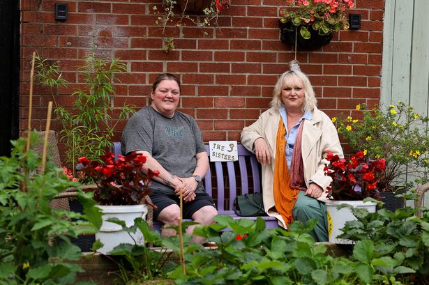 Brenda and Ann at Oakman Street community garden