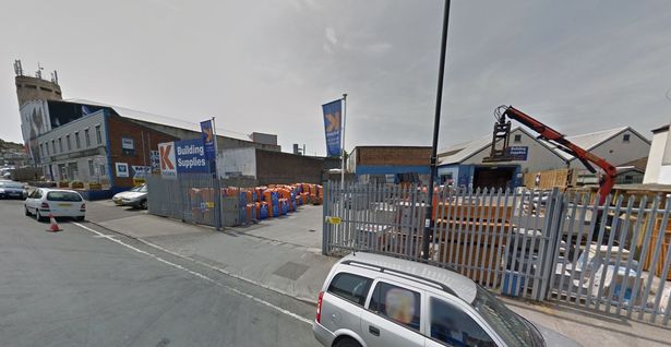 A view of the former building supply yard at Luckwell Road in Bedminster, taken in June 2016