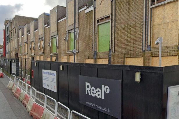 A view of the 'Old Brickworks' site on Luckwell Road in Bedminster, taken in 2025