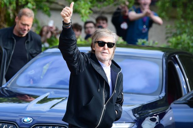 Paul McCartney in Liverpool earlier this year