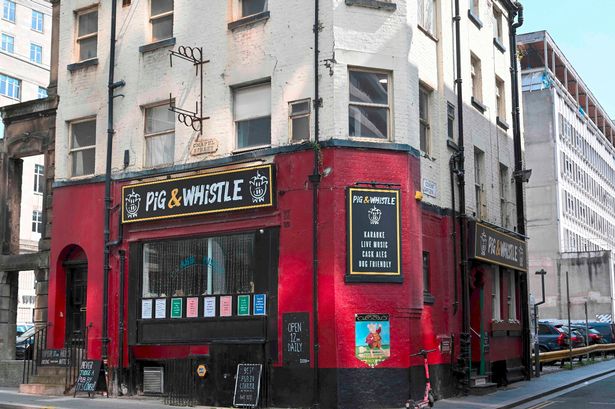 Pig & Whistle pub in Liverpool city centre