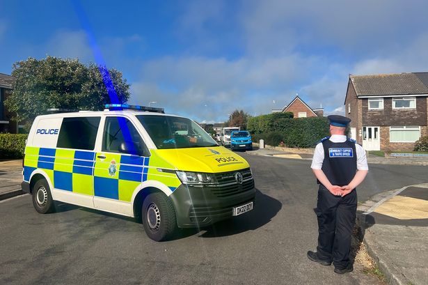 Police scene at Northam Close, Southport