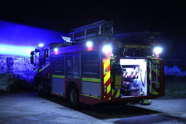 Four fire engines attended the scene