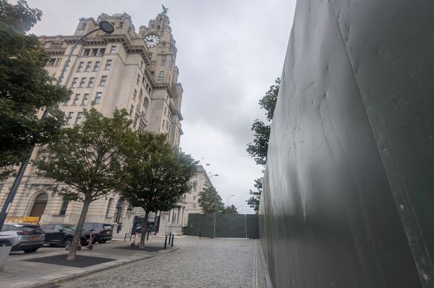 Fences are placed around the Pier Head area