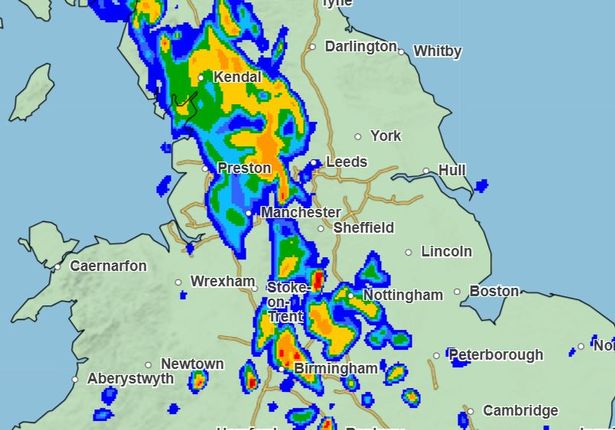 Met Office weather map