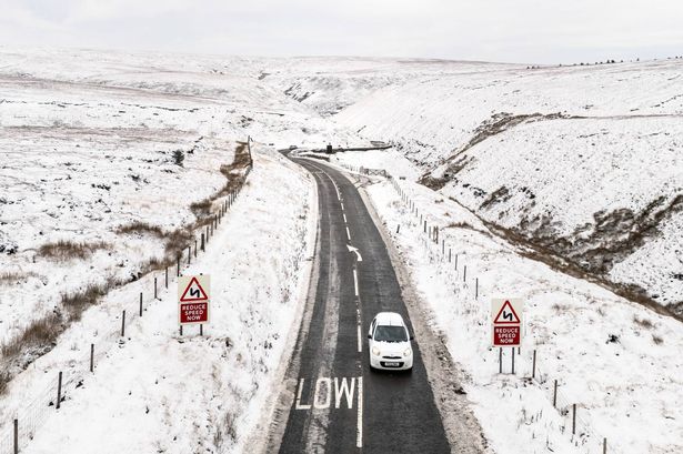 A large plume of cold air will send temperatures plummeting on New Year's Day