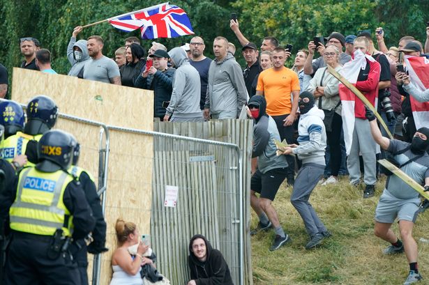 Scott and his brother Jason McGuire have each been jailed for three years at Sheffield Crown Court for their part in rioting outside the hotel housing asylum seekers.