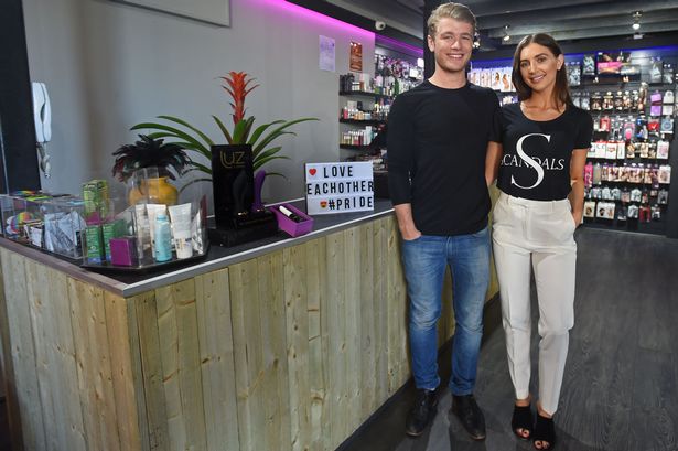 Scandals Adult store in Bootle run by Catherine Kershaw and Ben Hughes