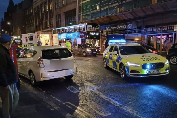 Police locked down the scene.