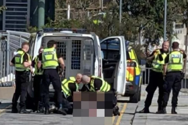 A man was arrested (Image: Supplied)