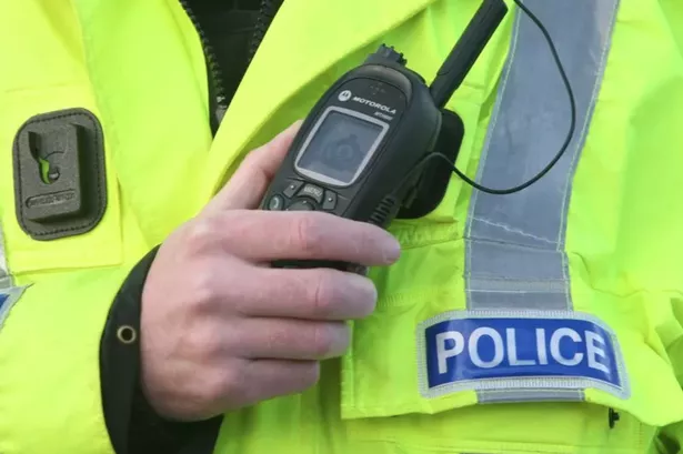 A Police Scotland officer.